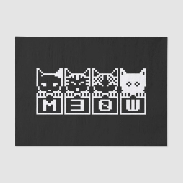 PAPEL DE SEDA LOS CATS M30W DE 8 BITS (Anverso)