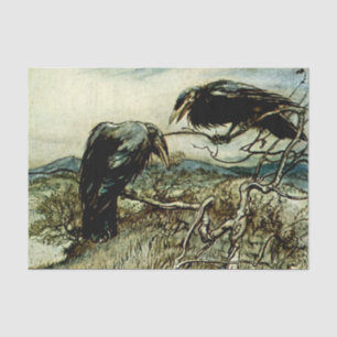 Papel De Seda “Los dos cuervos” de Arthur Rackham