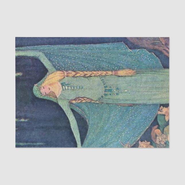 Papel De Seda “Los dos hijos del rey” de Elenore Abbott (Anverso)