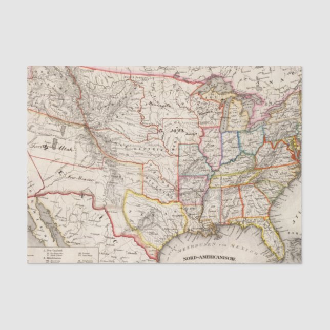 Papel De Seda Los Estados Unidos de América (Anverso)