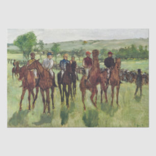 Papel De Seda Los jinetes, de Edgar Degas, 1885 jinetes