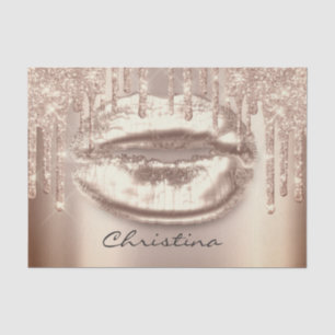 Papel De Seda Los labios de beso Rosa Dios gotea en VIP moderna 