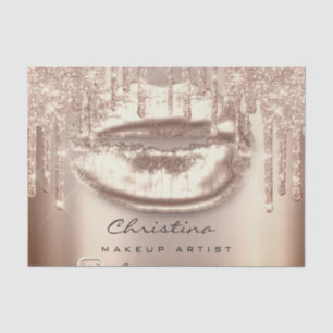 Papel De Seda Los labios de beso Subió que Dios gotee en la mode