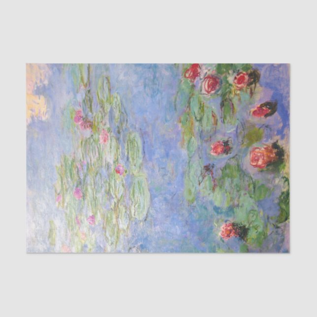 Papel De Seda Los lirios de agua de Claude Monet (Anverso)