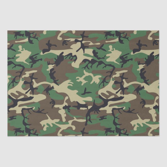 Papel De Seda Los militares camuflan (Anverso)
