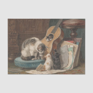 Papel De Seda Los músicos de Henriette Ronner-Knip