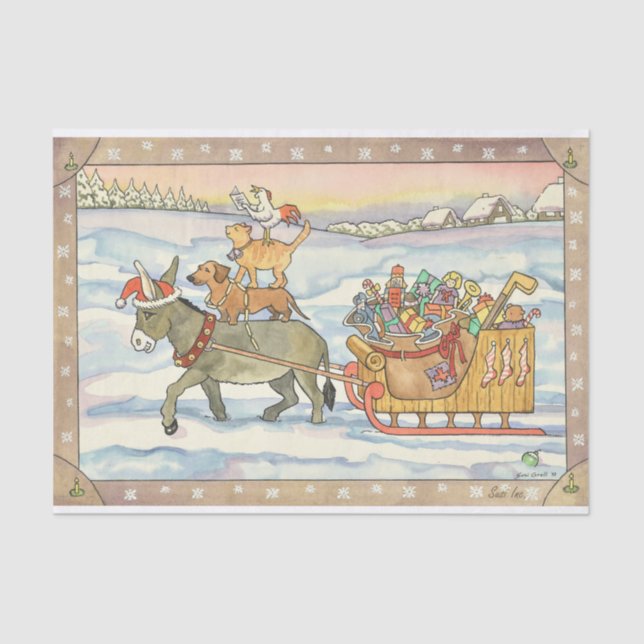 Papel De Seda Los músicos de la ciudad de Bremen (Anverso)