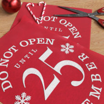 Los Navidades rojos son divertidos al no abrir pap