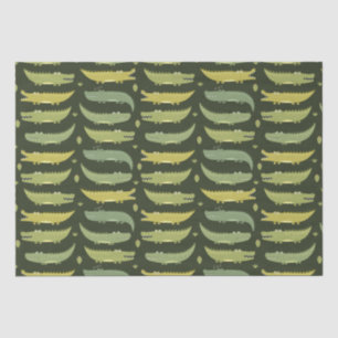 Papel De Seda Los niños adoran a los cocodrilos conversar juntos