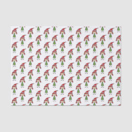 Papel De Seda Los niños adoran a los Navidades con carácter verd