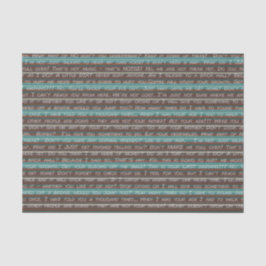 Papel De Seda Los papás dicen "dadismos" a rayas