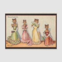 Louis Wain Wallflower Chica Cats