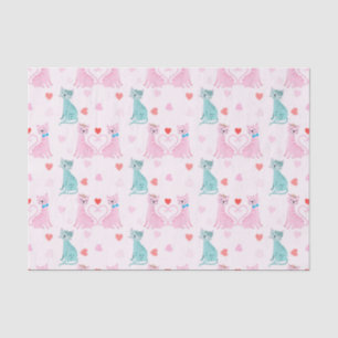 Papel De Seda Love Kitties