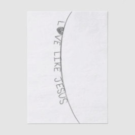 Papel De Seda Love Like Jesus