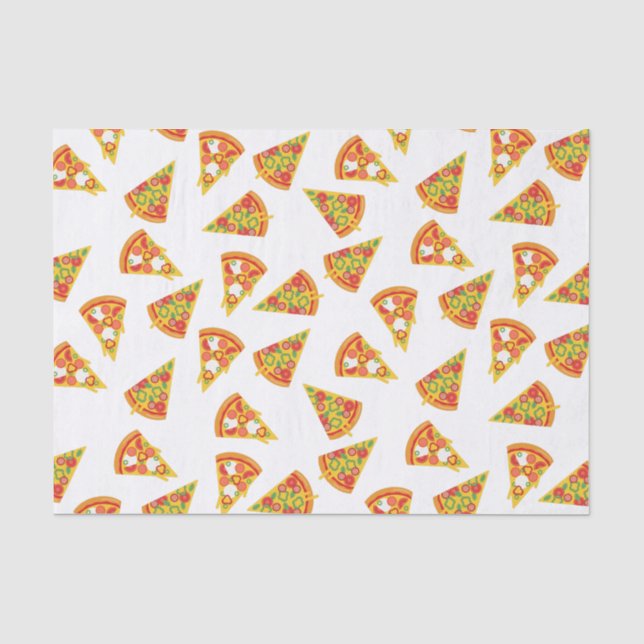Papel De Seda Love Pizza (Anverso)