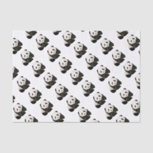 Papel De Seda Low Poly Panda