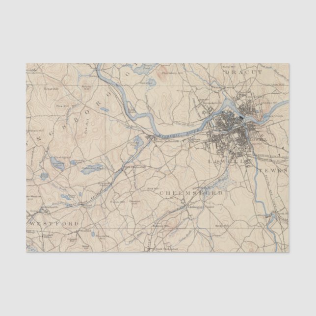 Papel De Seda Lowell, Massachusetts (Anverso)