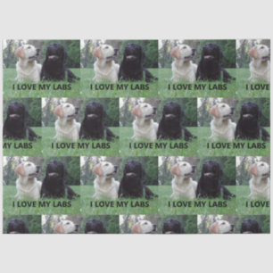 Papel De Seda LR I Love My Labs with picture