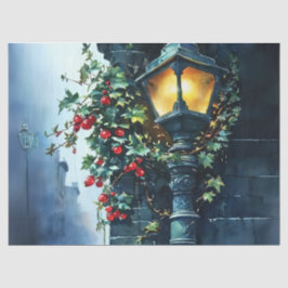 Papel De Seda Luces de calle navideñas encantadoras para decoupa