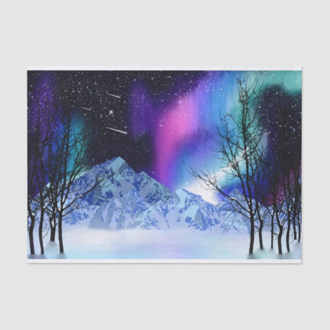 Papel De Seda Luces de invierno (Anverso)