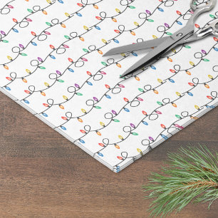 Papel De Seda Luces de Navidad
