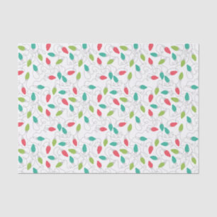 Papel De Seda Luces de Navidad Coloridas en Cadena para las Fies