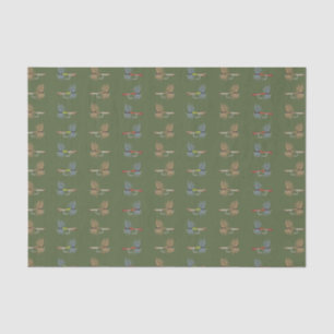 Papel De Seda Luces de pesca de vuelo
