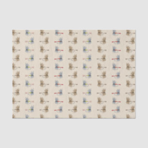 Papel De Seda Luces de pesca de vuelo