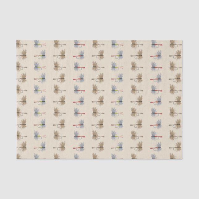 Papel De Seda Luces de pesca de vuelo (Anverso)