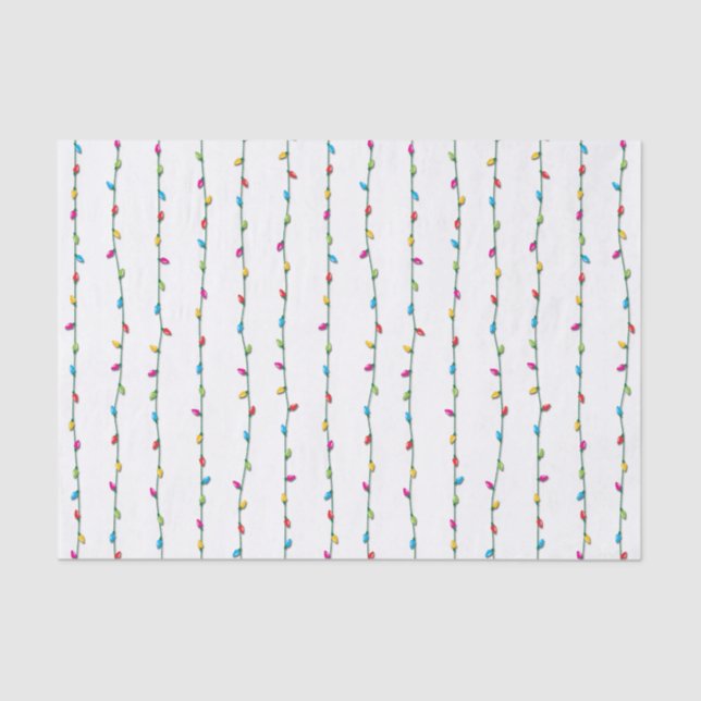 Papel De Seda Luces del día de fiesta (Anverso)