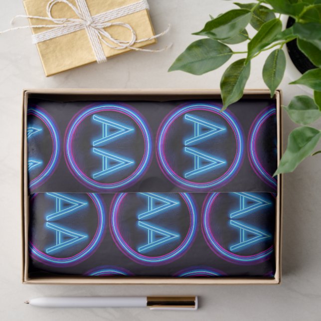 Papel De Seda Luces Neon de Recuperación AA (Regalo )