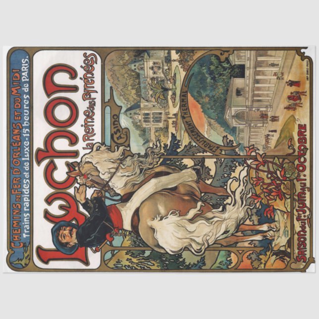 Papel De Seda Luchon, Mucha (Anverso)