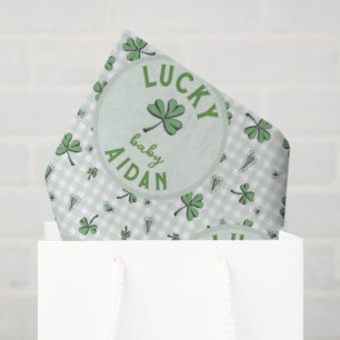 Papel De Seda Lucky Baby St Patrons Day Green Clover