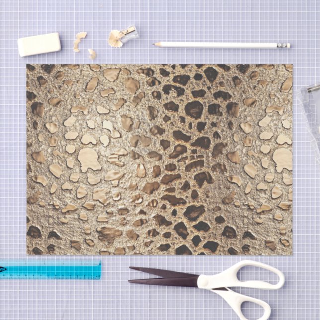 Papel De Seda Lugares metálicos de Leopardo de oro (Artesanía)