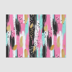 Papel De Seda Lujo Abstracto Rosa Oro Menta