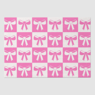 Papel De Seda Lujoza Coqueta de Lunares Rosados Patrón