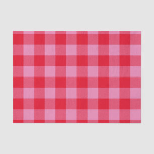 Papel De Seda Luminoso rojo y rosa de búfalo revestido