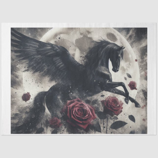 Papel De Seda Luna Pegasus Oscura (Anverso)