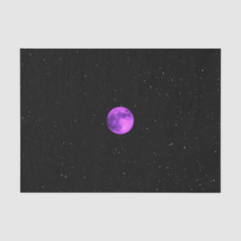 Papel De Seda Luna Púrpura - Estrellas espaciales-