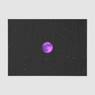 Papel De Seda Luna Púrpura - Estrellas espaciales-