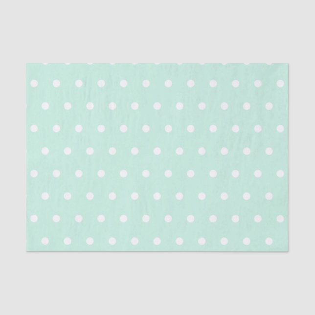 Papel De Seda Lunar de la verde menta (Anverso)