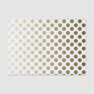 Papel De Seda Lunar del oro en blanco