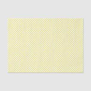 Papel De Seda Lunares Amarillos