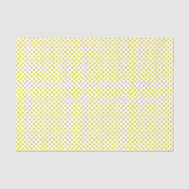 Papel De Seda Lunares Amarillos (Anverso)
