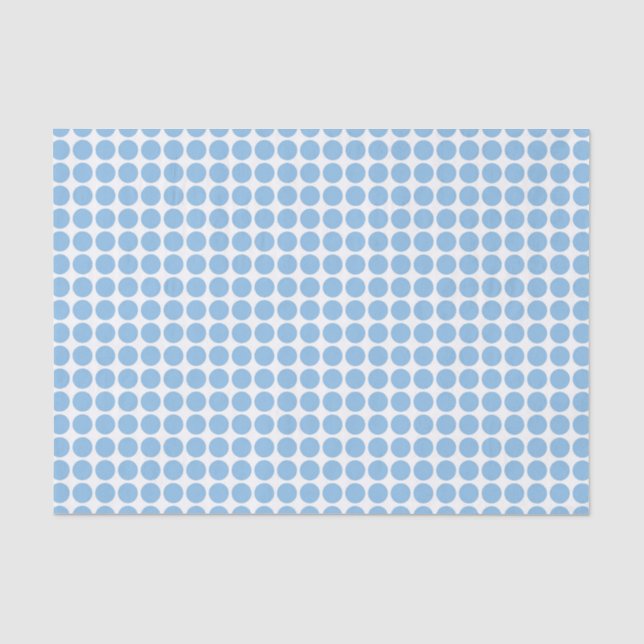 Papel De Seda Lunares Azules (Anverso)
