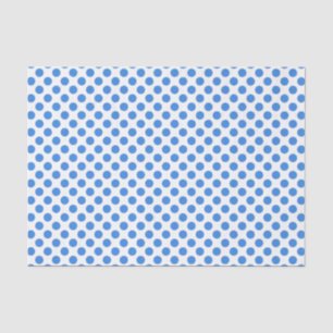 Papel De Seda Lunares azules con el fondo adaptable