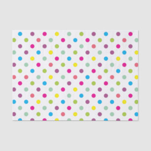Papel De Seda Lunares Coloridos