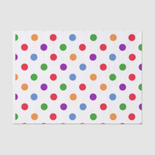 Papel De Seda Lunares Coloridos