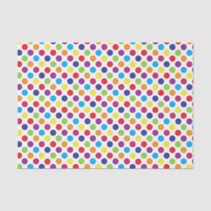 Papel De Seda Lunares Coloridos