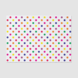 Papel De Seda Lunares Coloridos